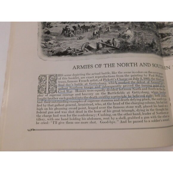 Vintage Human Interest Stories Of The Three Days Battles At Gettysburg Softcover - Picture 6 of 6